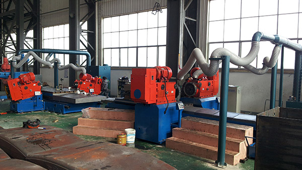 双面端头铣床除尘系统