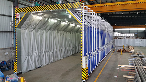 武锅阿尔斯通大型伸缩房漆雾处理系统