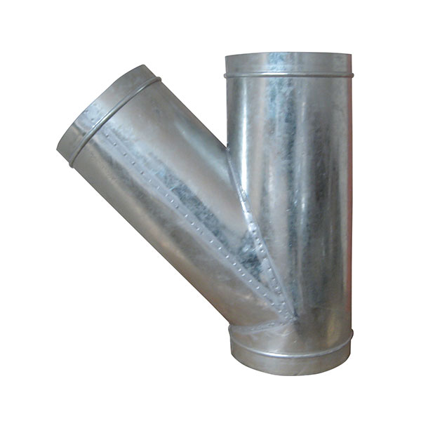 镀锌45度斜三通